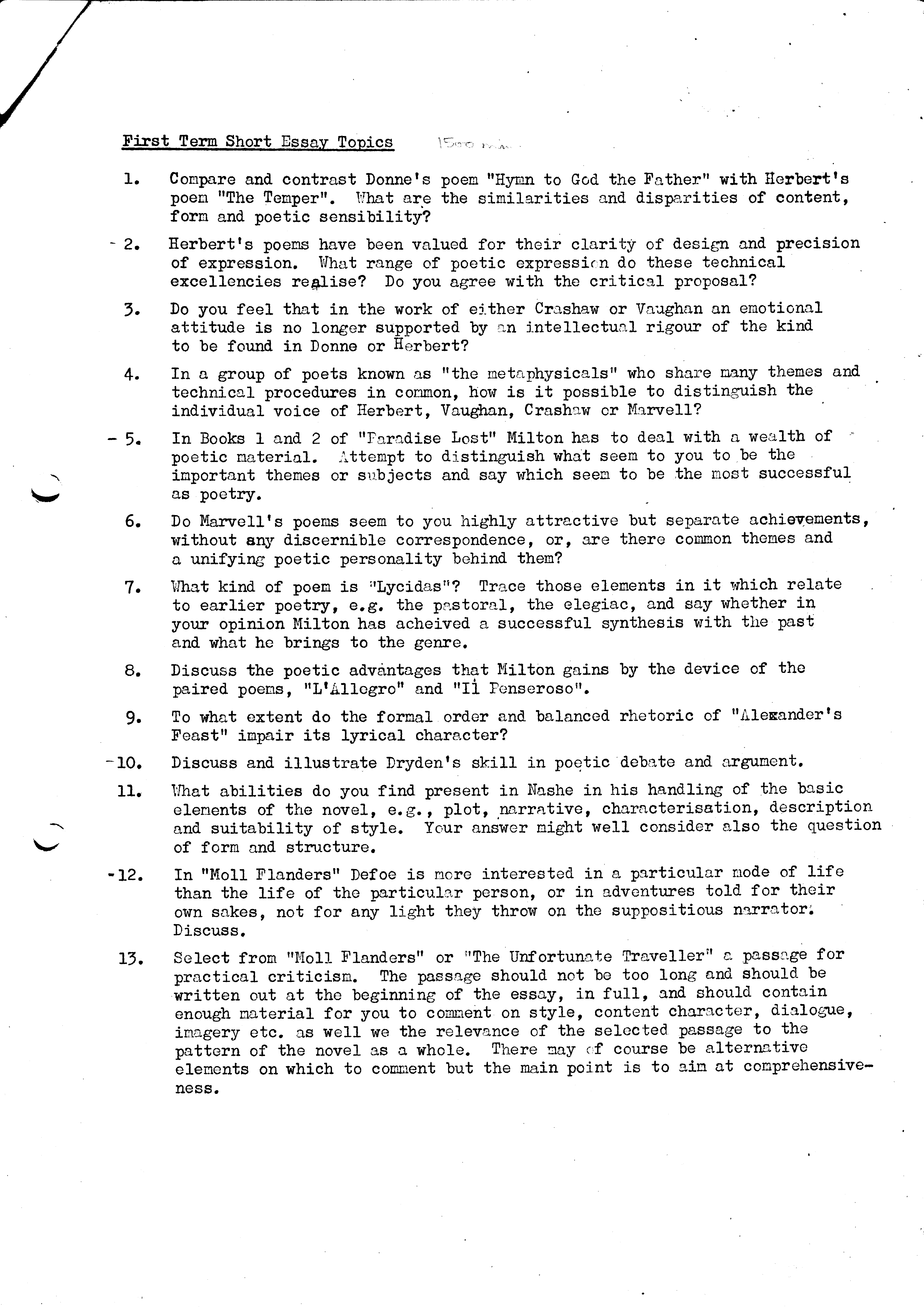 Assessment, 1973 style